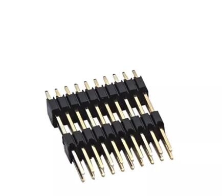 1.27mm 피치 8 핀 POGO 핀 커넥터 스프링 로딩 헤더 소켓 PCB 단일 행
