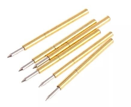 15A 4mm Brass Probe POGO Pin Dip Gold Plated 고전류